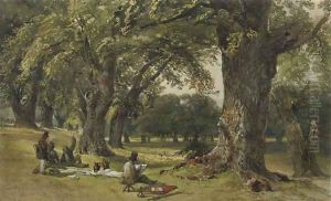 Drawing 'en plein air' by William Collingwood Smith