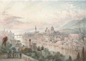 Florence from Piazzale Michelangelo by William Collingwood Smith