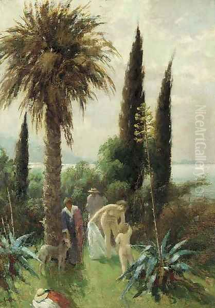 The bathers - view 1