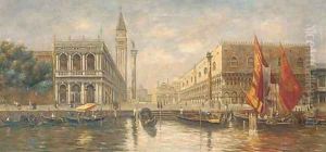 A view of St. Mark's Square; and Another similar