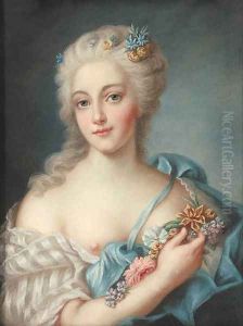 A portrait of a lady by Continental School