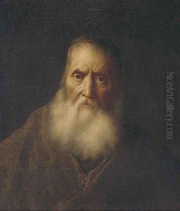 Portrait of a rabbi, bust-length, in a skull-cap and cloak