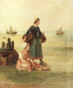The fisherman's wives by Continental School
