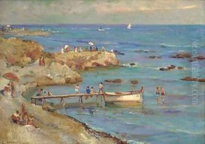 A summer day at the beach