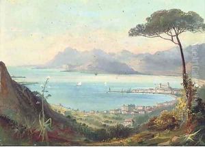 Cannes, from La Croix de la Garde; and Cannes, looking towards the Esterell mountains by Continental School