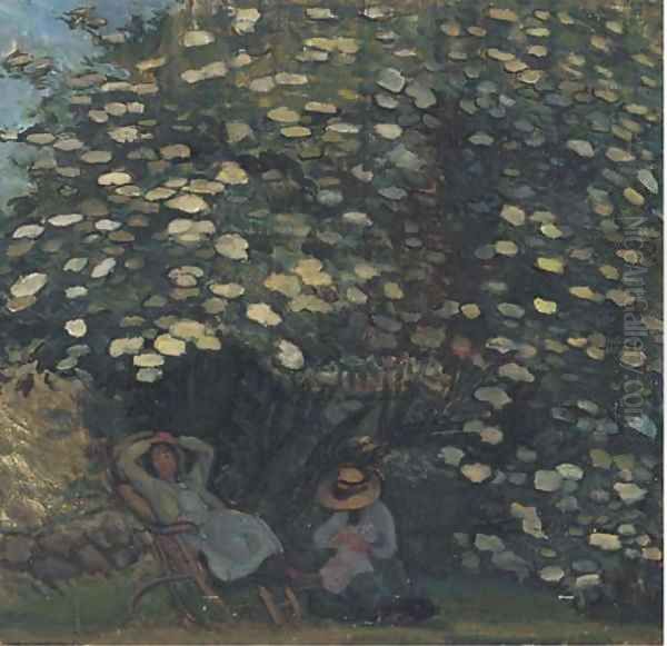 In the shade of the trees - view 1