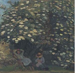 In the shade of the trees by Continental School
