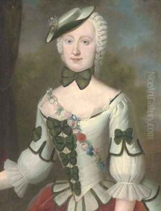 Portrait of Helene v. Mutnchhausen by Continental School