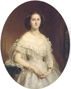 Portrait of Anna Waldeck (1838-1898) by German School