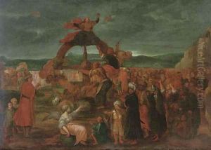 The punishment of Ixion by German School