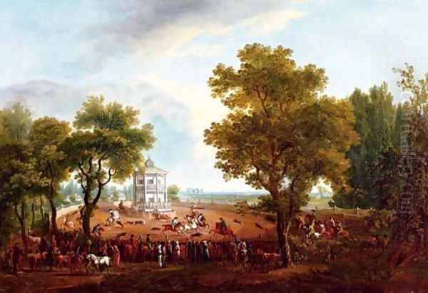 A boar hunt - view 1