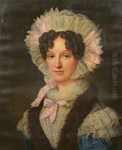 Portrait of a lady, said to be Maria Theresia Ludendorff, nee Bohl (1791-1868)