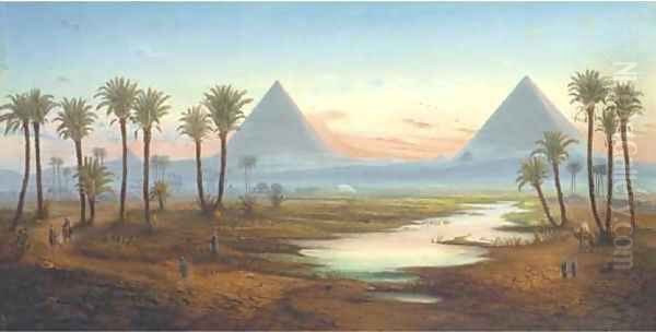 The pyramids at Giza, Egypt - view 1