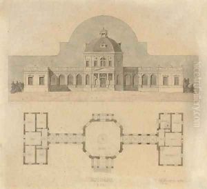 An architectural design for a Jagdschloss