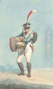 Artillerie Garde Officier by German School