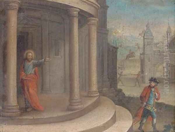 Christ driving the Money-changers from the Temple - view 1