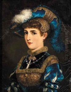 Portrait of a lady by German School