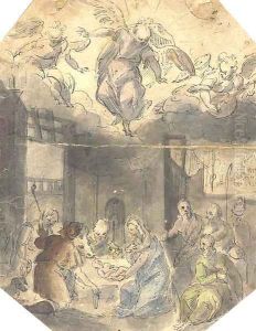 The Nativity 2 by German School