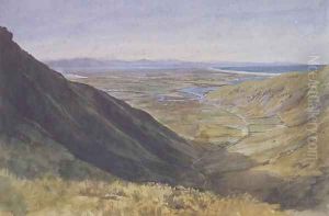Pegasus Bay and the Canterbury Plains, New Zealand, 1859 by Joseph Griffiths Swayne