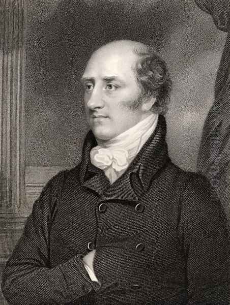 George Canning, Prime Minister, engraved by W. Holl, from National Portrait Gallery, volume II, published c.1835 - view 1