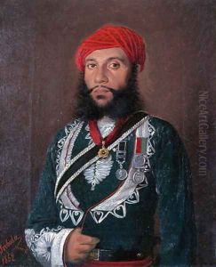 An Indian Officer of the 2nd Regiment Irregular Cavalry, 1852