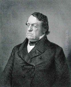 Lewis Cass, engraved by William G. Jackman fl.c.1841-60 after a photograph by Sutton & Bro.