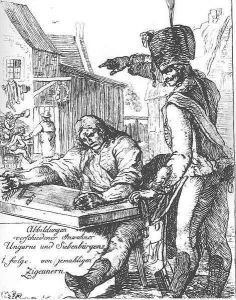 Bohemian Cymbalist 1779-80 by Janos Marton Stock
