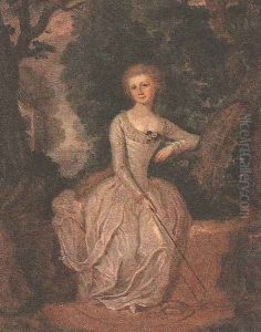 Portrait of a Woman 1793 by Janos Marton Stock