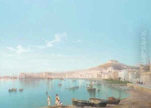 Fishermen in the bay of Naples