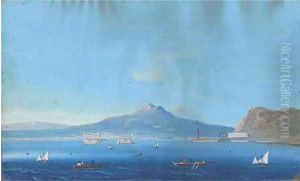 Fishing boats in the Bay of Naples