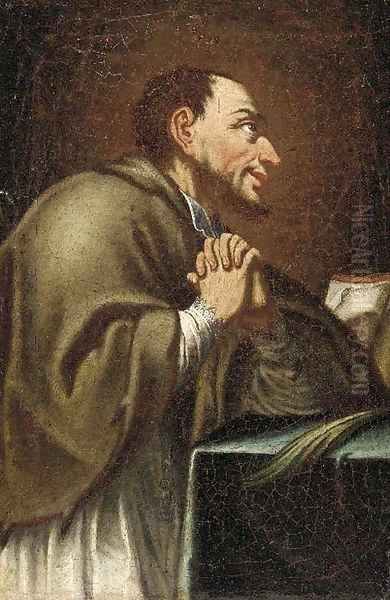 Saint Charles Borromeo; and a Franciscan Saint - view 1