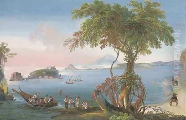 Fishermen sorting the catch off the Neapolitan coast (illustrated) - view 1