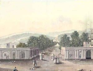 Il giardino di Villa Reale, Napoli by Neapolitan School