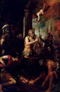The martyrdom of Saint John the Evangelist 2 by Neapolitan School