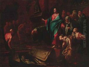 The Raising of Lazarus by Neapolitan School