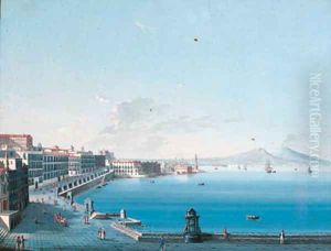 Veduta de Bagnoli; and veduta di S.Lucia a mare by Neapolitan School
