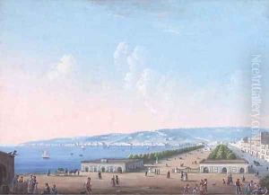On the promenade, Naples