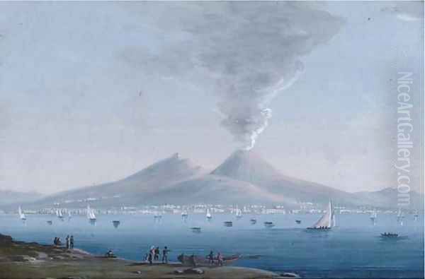 Views over the bay of Naples (one illustrated) - view 1