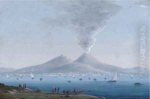 Views over the bay of Naples (one illustrated)