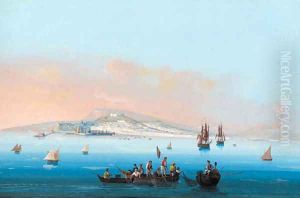 Napoli da Mare by Neapolitan School