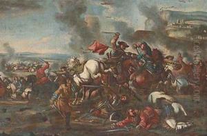 A cavalry skirmish 2 by Francesco Simonini