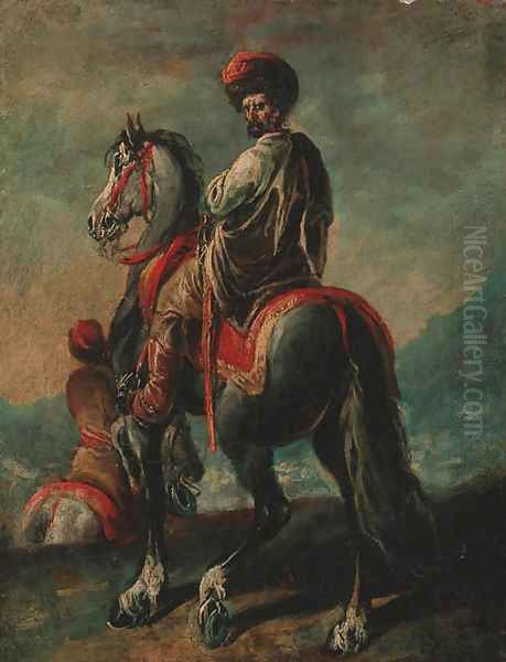 A mounted Turk - view 1