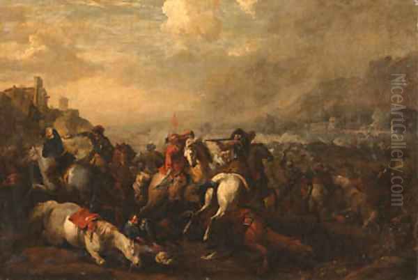 A cavalry battle 2 - view 1