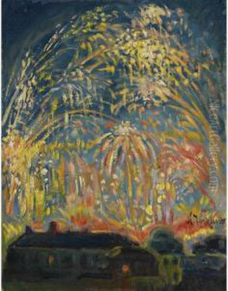Fireworks In Nice - view 1