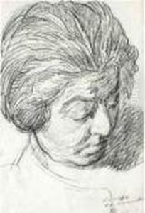 Portrait De Madame Tarkhoff by Nicolas Tarkhoff