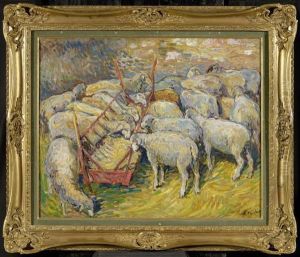 Perigord, Sheep In A Stall
