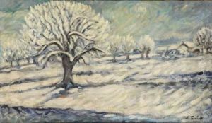 Paysage De Neige by Nicolas Tarkhoff