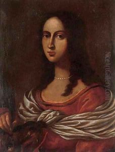 Portrait of a lady as Saint Margaret of Antioch