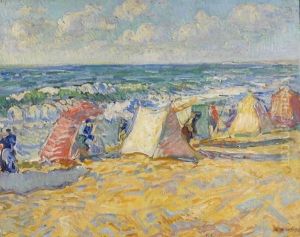 La Plage De Souillac, Circa 1905 La Plage De Souillac, Circa 1905