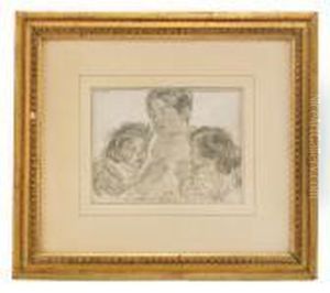 A Mother With Her Children